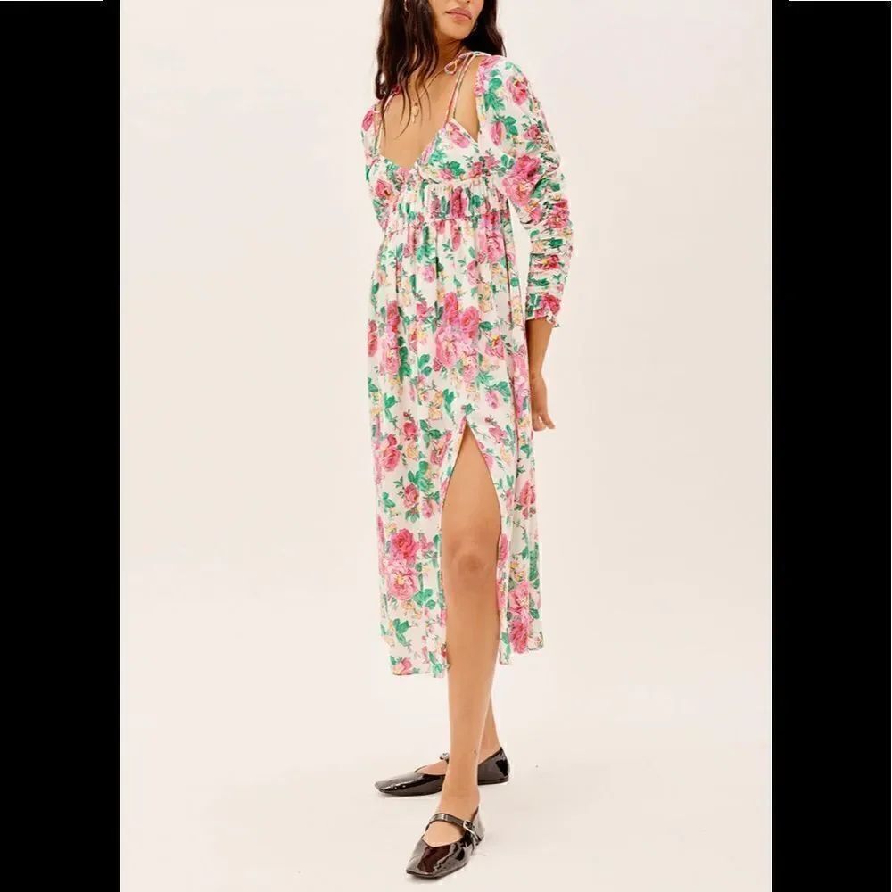 Becca Midi Dress, Ivory